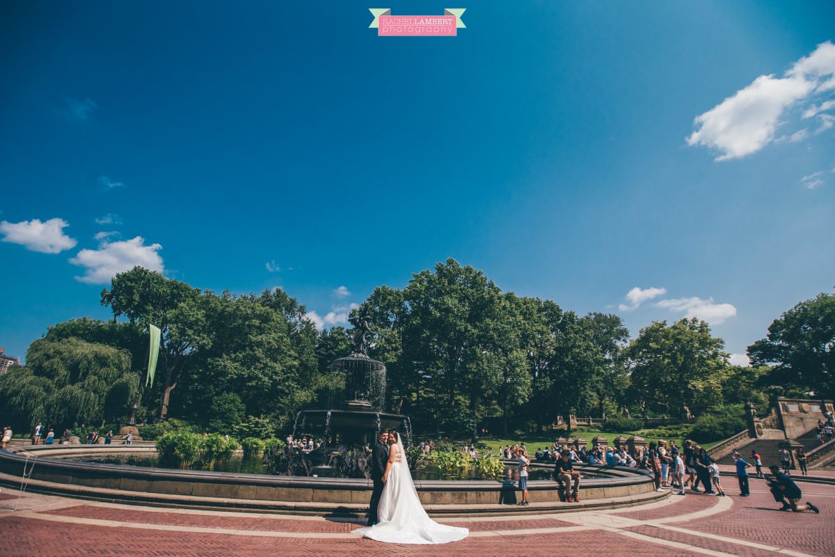 central park wedding photos bethesda fountain