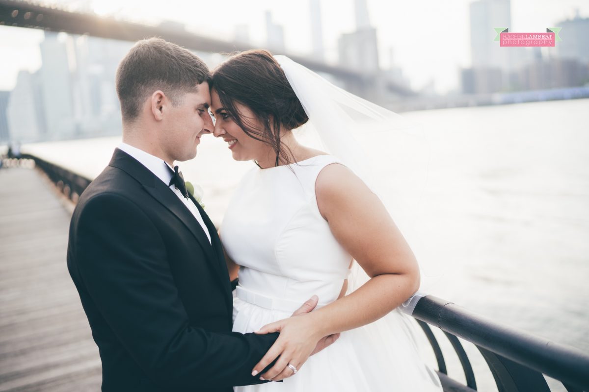 rachel lambert photography new york wedding photos bride and groom brooklyn bridge