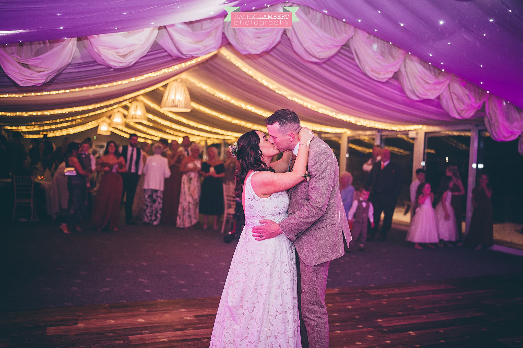 Wedding Llanerch Vineyard rachel lambert photography bride and groom first dance