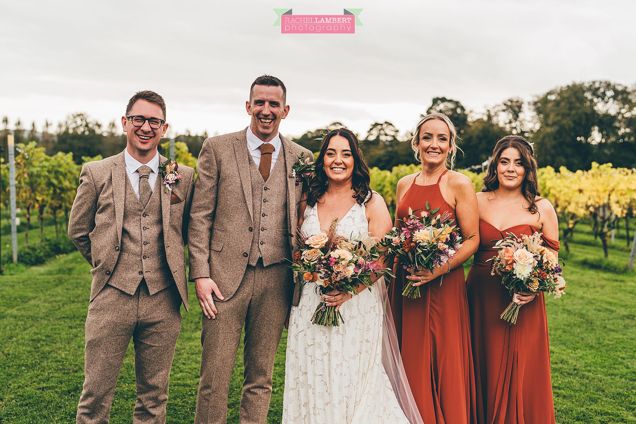 Wedding Llanerch Vineyard rachel lambert photography bridal party