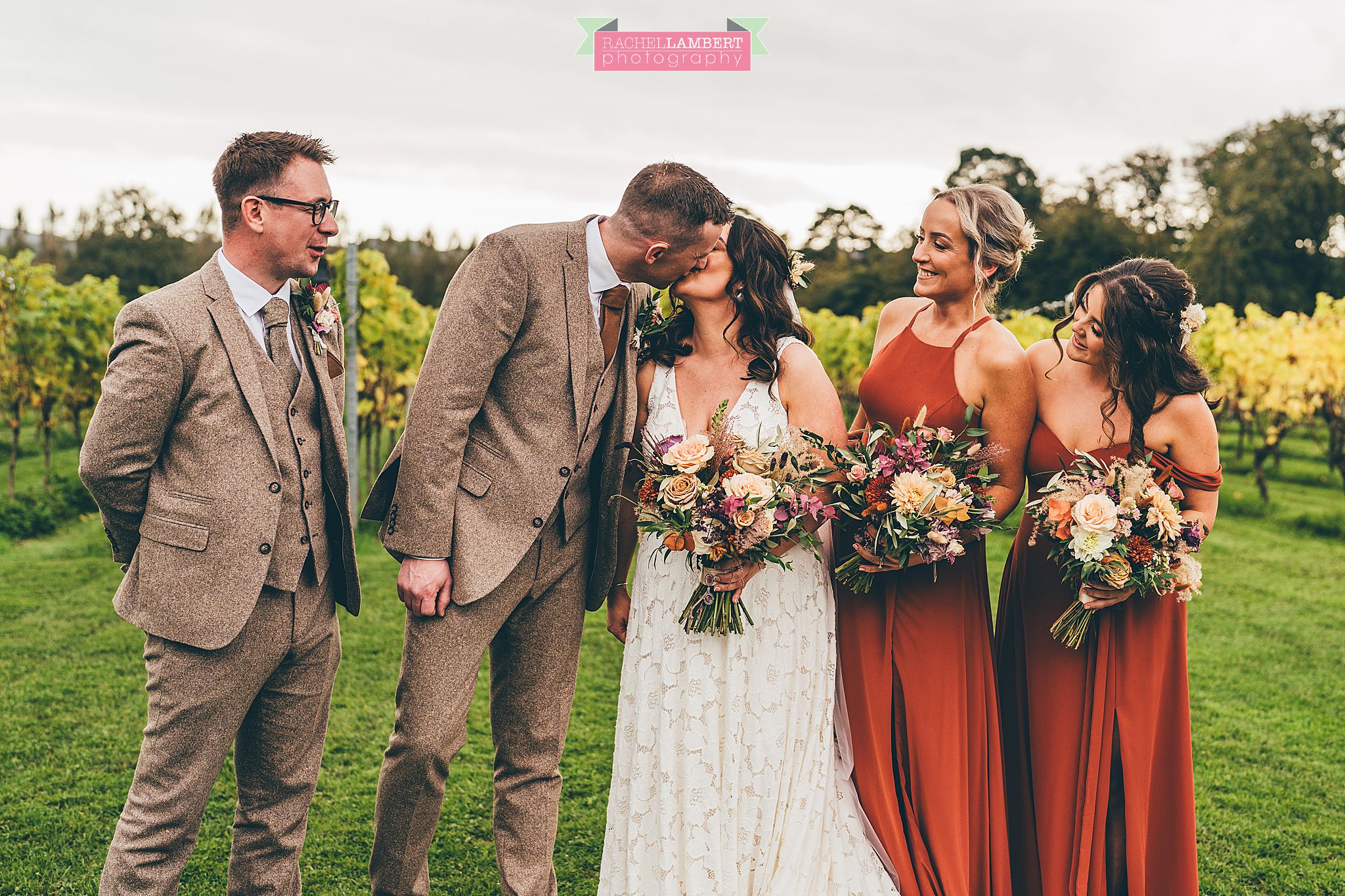 Wedding Llanerch Vineyard rachel lambert photography bridal party