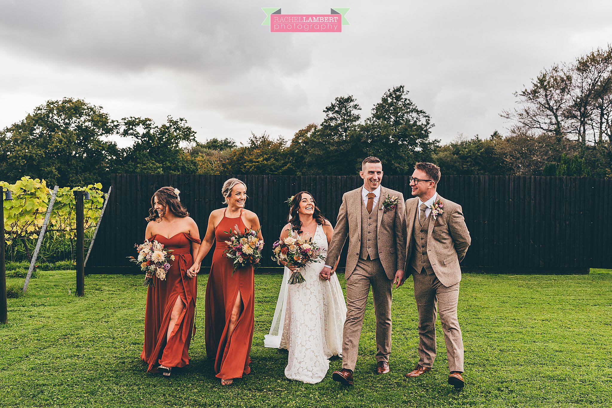 Wedding Llanerch Vineyard rachel lambert photography bridal party