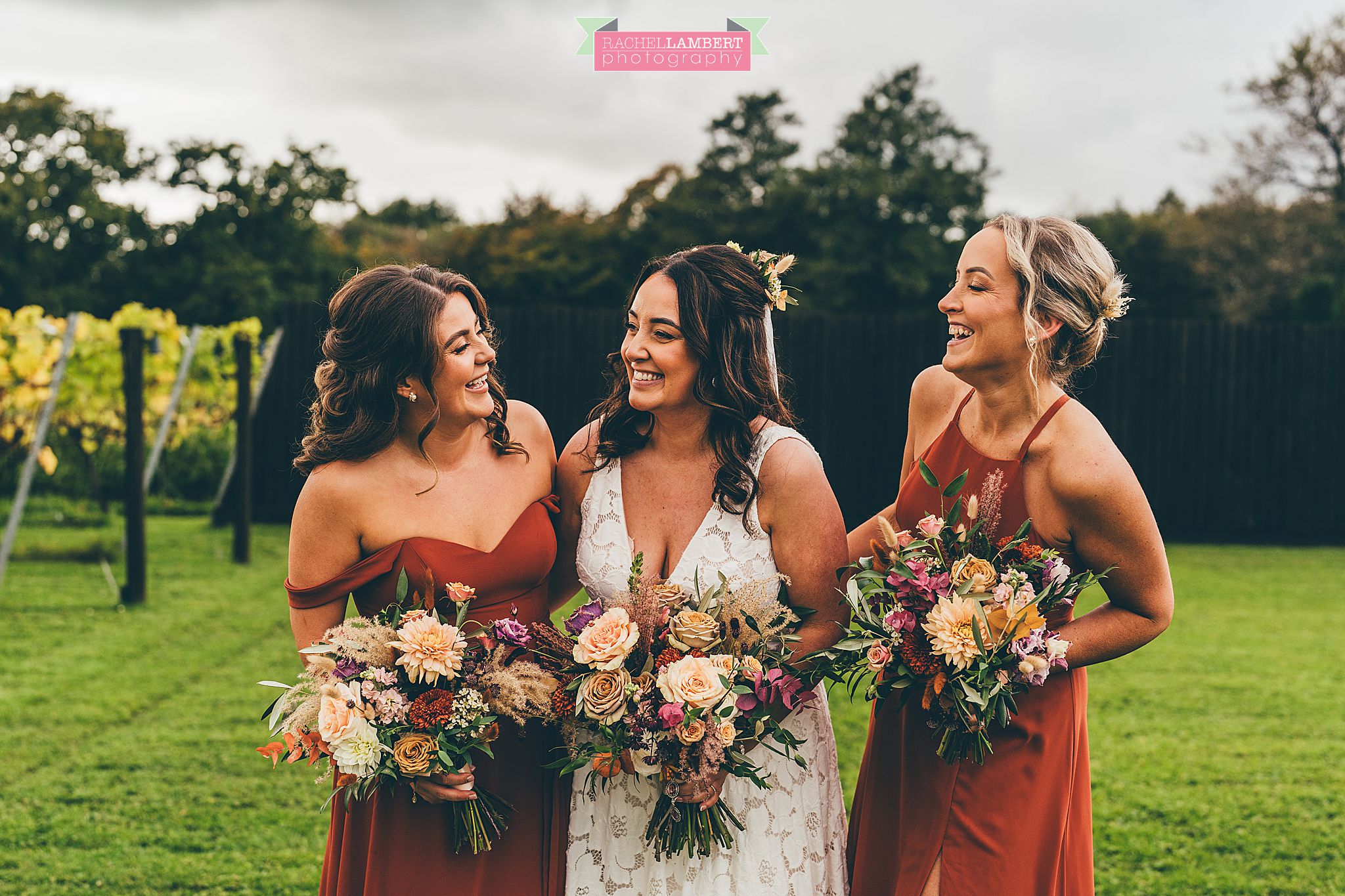 Wedding Llanerch Vineyard rachel lambert photography bridesmaids