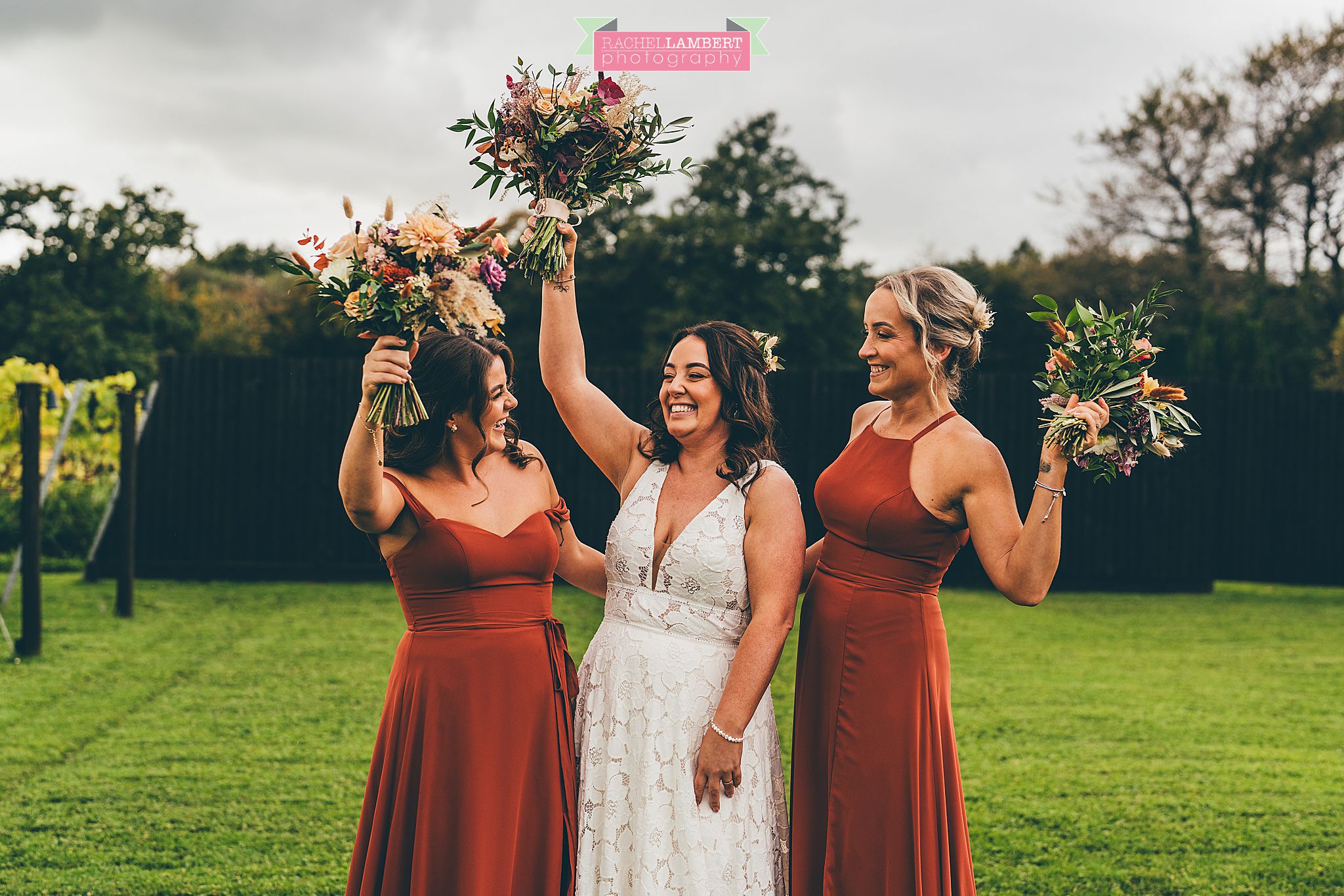 Wedding Llanerch Vineyard rachel lambert photography bridesmaids