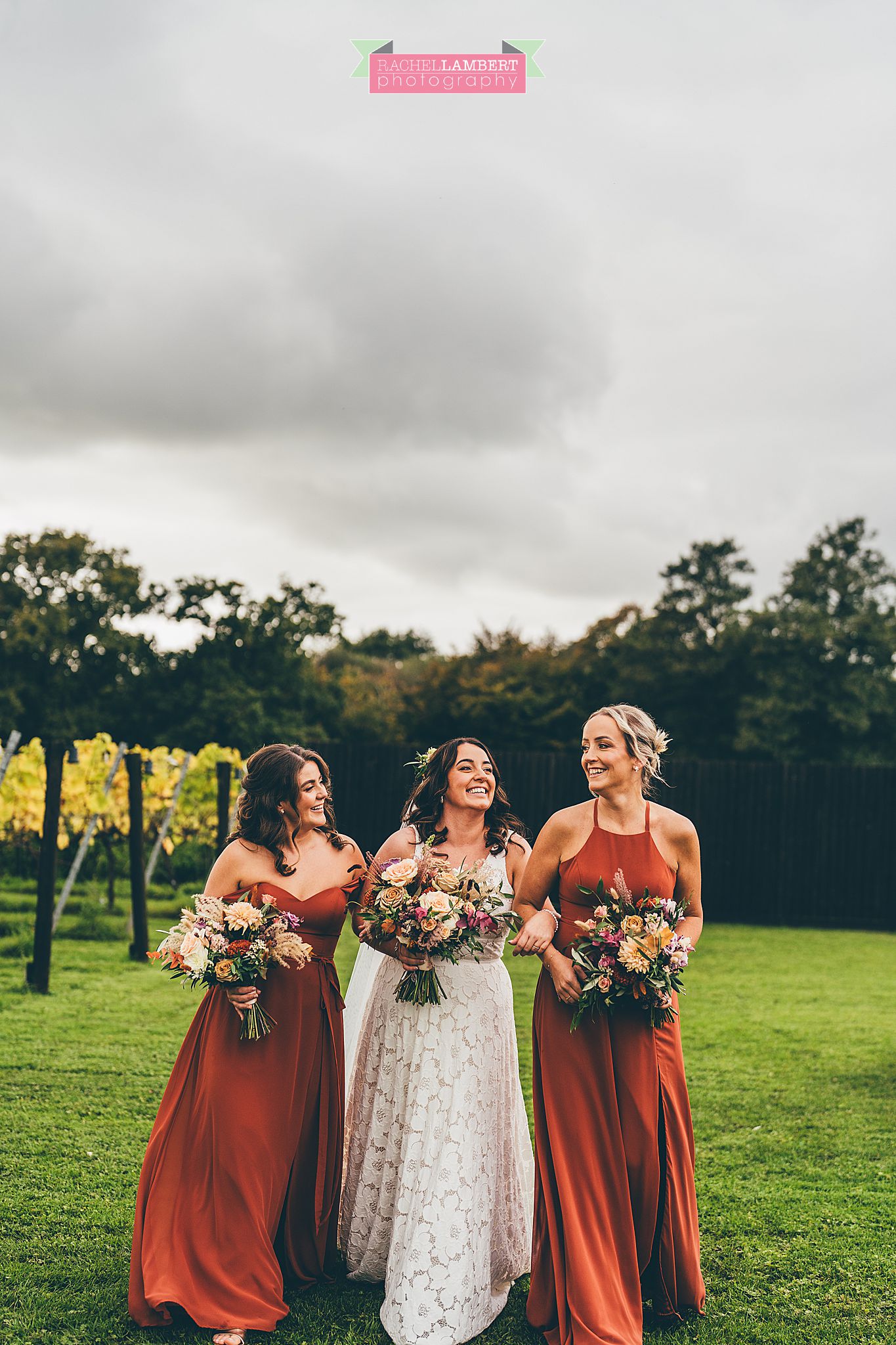 Wedding Llanerch Vineyard rachel lambert photography bridesmaids